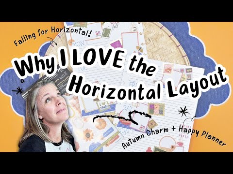 Видео: Почему я ЛЮБЛЮ горизонтальную компоновку | Plan With Me при участии Autumn Charm 🍂