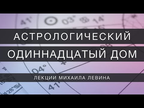 Видео: Астрологический одиннадцатый  дом // лекции Михаила Левина