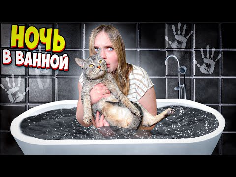 Видео: СТРАШНАЯ НОЧЬ В ВАННОЙ КОТЁНКА СЛАДУНА И КИСЫ АРИЕЛЫ