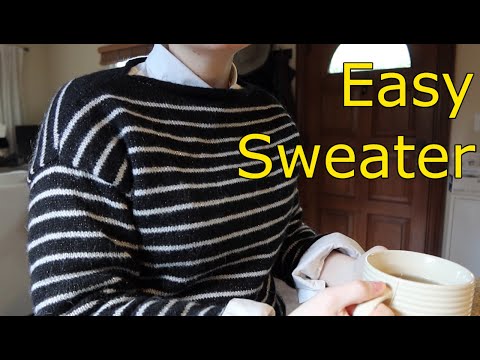 Видео: Изготовление простого свитера на машинке