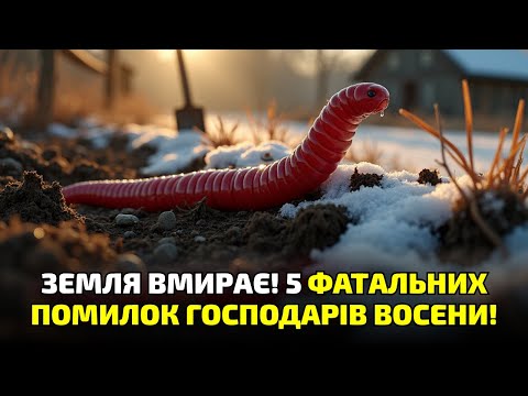 Видео: 5 ЗАБОРОНЕНИХ РЕЧЕЙ У КОМПОСТІ! ЧЕРЕЗ НИХ ЗНИКАЄ ЖИТТЯ У ҐРУНТІ!