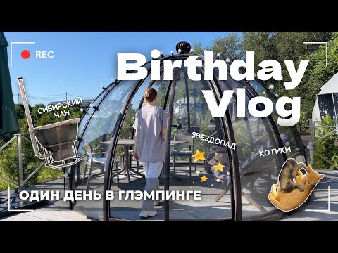 Видео: Глэмпинг в подмосковье 🏕️ Звездопад, сибирский чан, купольный домик и ужин на закате