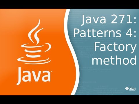 Видео: Урок Java 271: Patterns 4: Factory Method