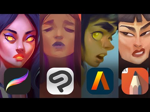 Видео: ЛУЧШИЕ ПРИЛОЖЕНИЯ ДЛЯ РИСОВАНИЯ НА IPAD
