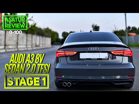 Видео: ⏱ 0-100 AUDI A3 8V Sedan 2.0 TFSI Stage 1 Quattro / АУДИ А3 Седан dragy