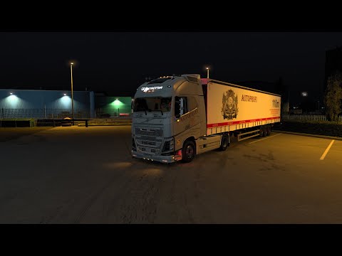 Видео: 🔞🔴Вечерний конвой: Volvo FH4 500. #zeemods #ETS2🔞