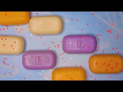 Видео: ASMR/Резка сухого цветного мыла OE №2/ Cutting Dry Colored Soap OE №2