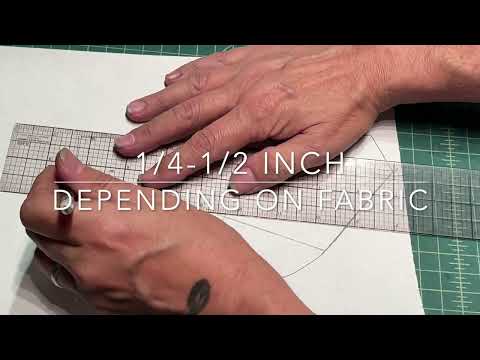 Видео: Добавление оборота ткани и прикрепление к лацкану