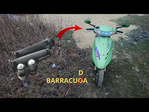 Видео: Ручки Barracuda на Honda Dio AF-35 ZX