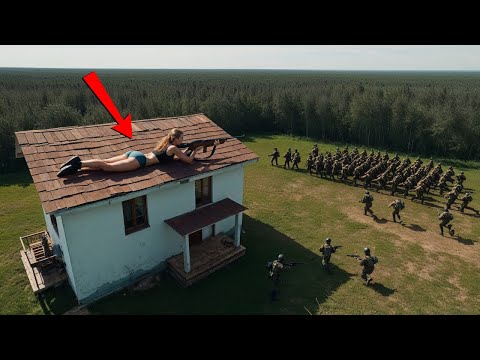 Видео: На ферму русской девушки напала банда… но они не знали, что она снайпер легенда