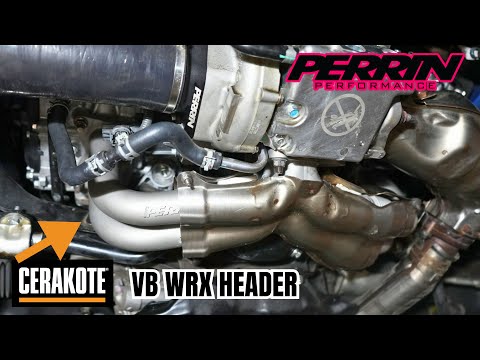 Видео: Установка коллектора одинаковой длины VB WRX Perrin 2022 2023 2024 Subaru WRX Cadillac с покрытие...