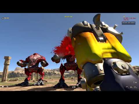 Видео: Оружия из Overwatch в Serious Sam! - мод для Serious Sam Fusion 2017