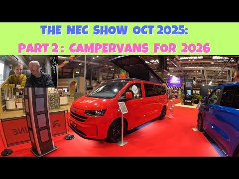 Видео: Выставка автодомов и караванов, октябрь 2025 г.: часть 2 кемперов 2026 года на выставке NEC