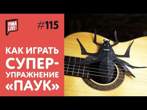 Видео: Супер-упражнение "Паук" | Уроки гитары