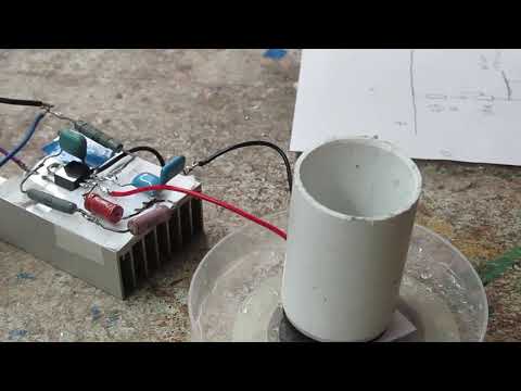 Видео: Генератор тумана на пьезоизлучателе 1,7 МГц, схема