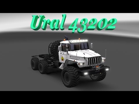 Видео: Euro Truck Simulator 2 обзор мода ( Ural 43202 )
