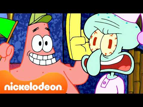 Видео: Губка Боб | Патрик бесит Сквидварда целый час! ⭐️ (Часть 2) | Nickelodeon Cyrillic