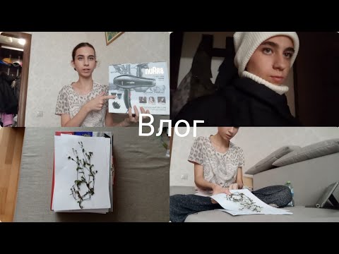 Видео: Влог: доделываю гербарий/распаковка фена#рекомендации #тренд 
