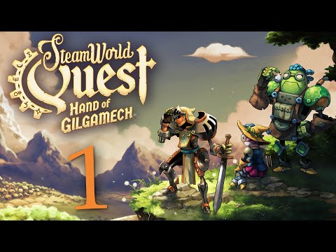 Видео: SteamWorld Quest: Hand of Gilgamech - Глава 1: Рыцарь и Алхимик [#1] | PC