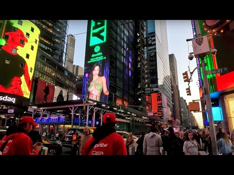 Видео: Walking Broadway NewYork /  4К