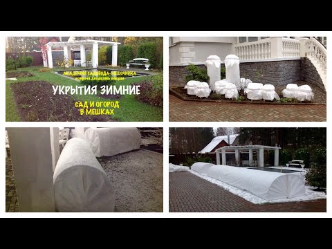 Видео: Укрытия ЗИМНИЕ. Ландшафт-Дизайн  ЗИМОЙ. Академия САДОВОДА-МЕШОЧНИКА. Встреча 22.