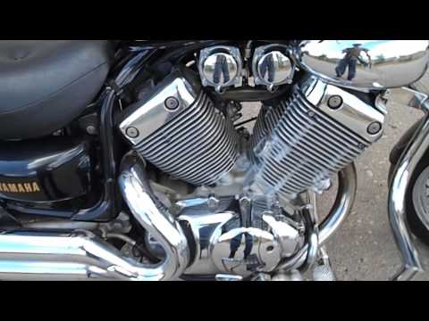 Видео: Работа двигателя Yamaha Virago 400