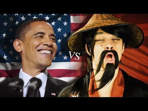 Видео: Очень Эпичный Рэп Баттл l Америка vs Китай