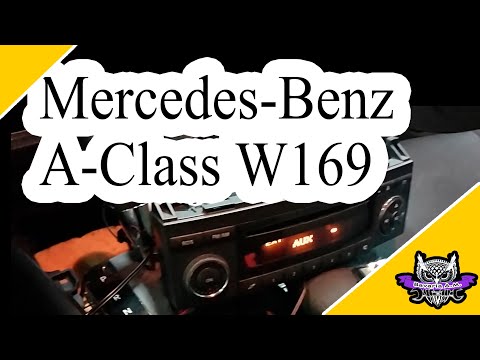 Видео: Mersedes A-Class W169 установка Bluetooth адаптера с Aliexpress