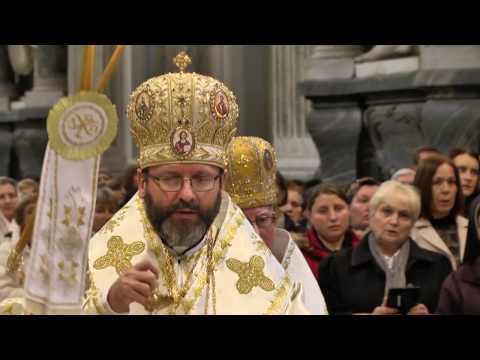 Видео: Урочиста Літургія в Папському латеранському соборі Святого Івана Хрестителя в Римі (15.12.2016)