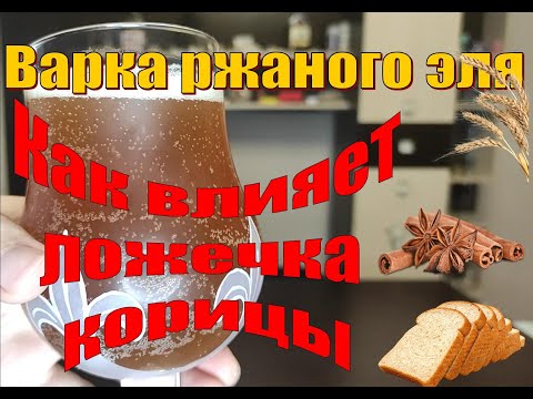 Видео: Варим ржаной Эль. Что бывает от ложечки корицы?