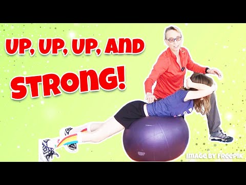 Видео: Укрепление спины для детей 💪🏻 | Упражнения с мячом для терапии 🔵 | Детская физиотерапия №20