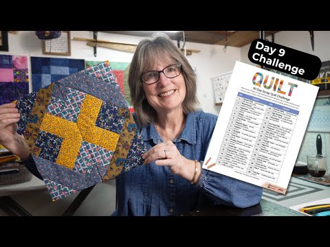 Видео: Создайте блок для лоскутного одеяла «Скрытые колодцы» — лоскутное шитье из лоскутков ткани. QAYG ...