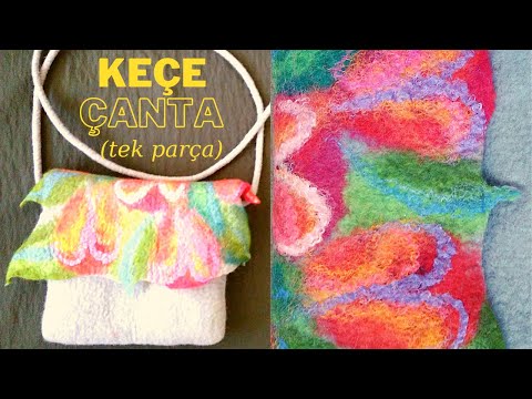 Видео: БЕСШОВНАЯ ВОЙЛОВАЯ СУМКА (Цельная) | Как сделать войлочную сумку в технике мокрого валяния?