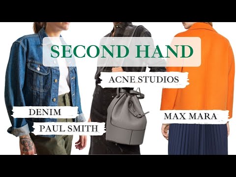 Видео: Деним от Paul Smith и Acne Studios|Max Mara|Яркие краски|Сумочки из Секонд Хенд