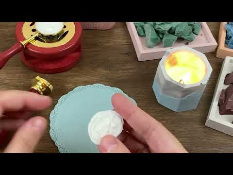 Видео: Сургучная печать, асмр Sealing wax, asmr
