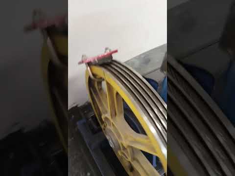 Видео: Как перепасовывать канаты при сильной просадке КВШ Otis 2000 r. прямая подвеска.