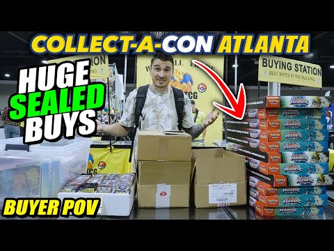 Видео: ОГРОМНЫЕ ПОКУПКИ ПОКЕМОНОВ на Collectacon Atlanta, день 1