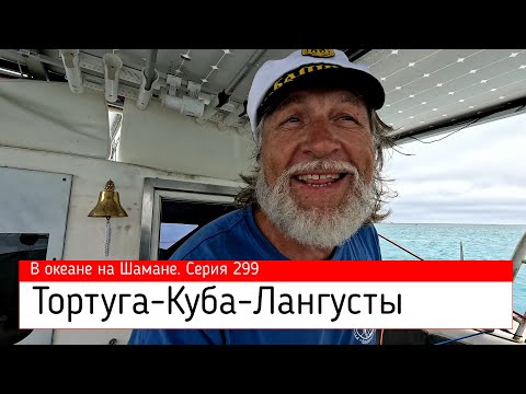 Видео: Тортуга - Куба - Лангусты. В океане на Шамане. Серия 299