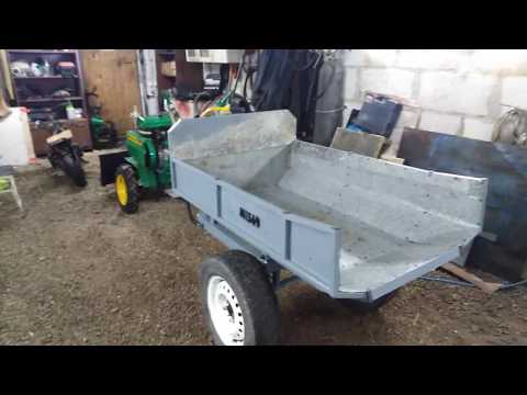 Видео: Прицеп - самосвал для мотоблока Нева