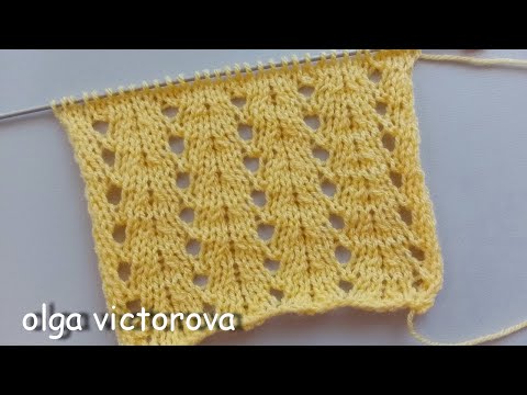 Видео: АЖУРНЫЕ ДОРОЖКИ 845 Узоры спицами
