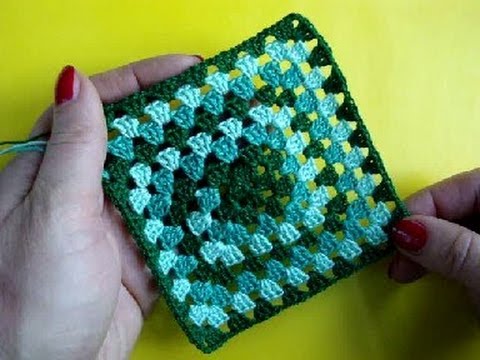 Видео: Вязание крючком Урок 251 Квадратный мотив Crochet Granny square