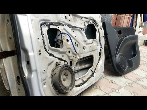 Видео: Как снять стекло и стеклоподъёмник передней двери Hyundai Matrix