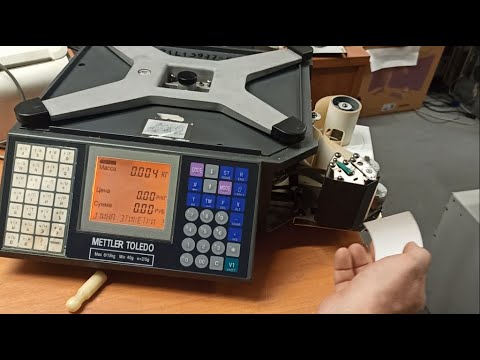 Видео: Весы Mettler Toledo Tiger P3600 - Датчики этикетки - проверка, замена