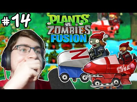 Видео: #14 Техника зомби начинает давать отпор! | Прохождение Plants vs Zombies Fusion Edition