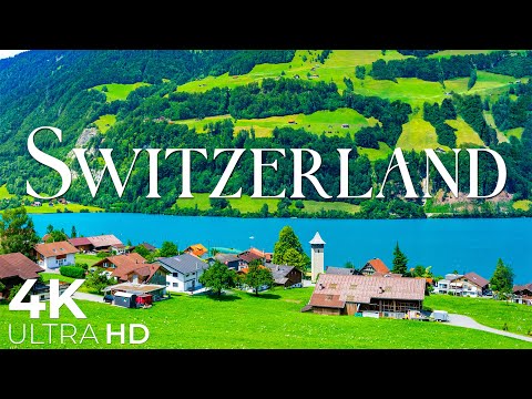 Видео: Швейцария 4K — Очаровательная страна швейцарских Альп, холмов и древних городов