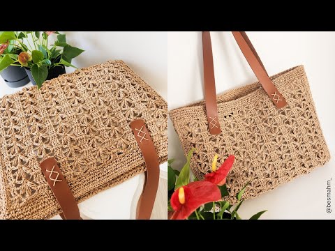 Видео: 🎉 Простой урок по вязанию сумки-экоторой Лотос | Пошаговое руководство для начинающих