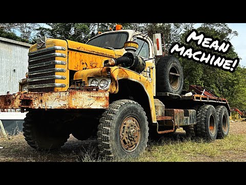 Видео: Заведётся ли? Редкий 60-летний эвакуатор Diamond Reo 6X6!