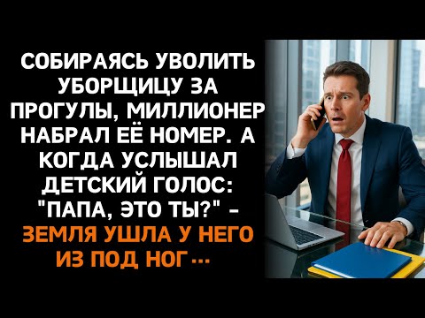 Видео: МИЛЛИОНЕР позвонил, чтобы УВОЛИТЬ уборщицу, но трубку взяла её ДОЧЬ и Все Изменила