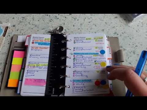 Видео: Мой Filofax. Обновление. Октябрь 2016.