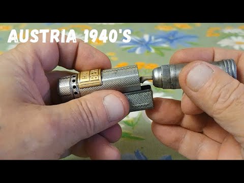 Видео: Very old vintage IMCO-TRIPLEX 6600 JUNIOR petrol pocket lighter Старая бензиновая зажигалка